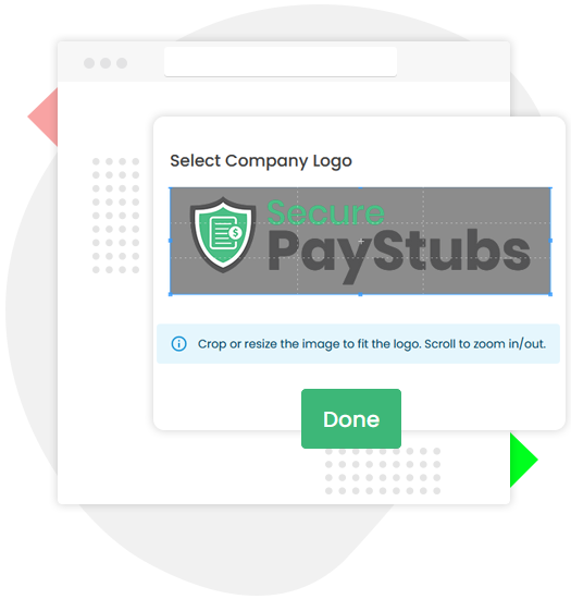 Customize paystubs